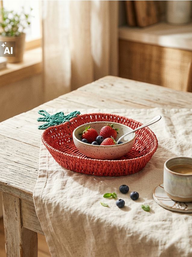 Sinsay - Tavă decorativă - roșu
