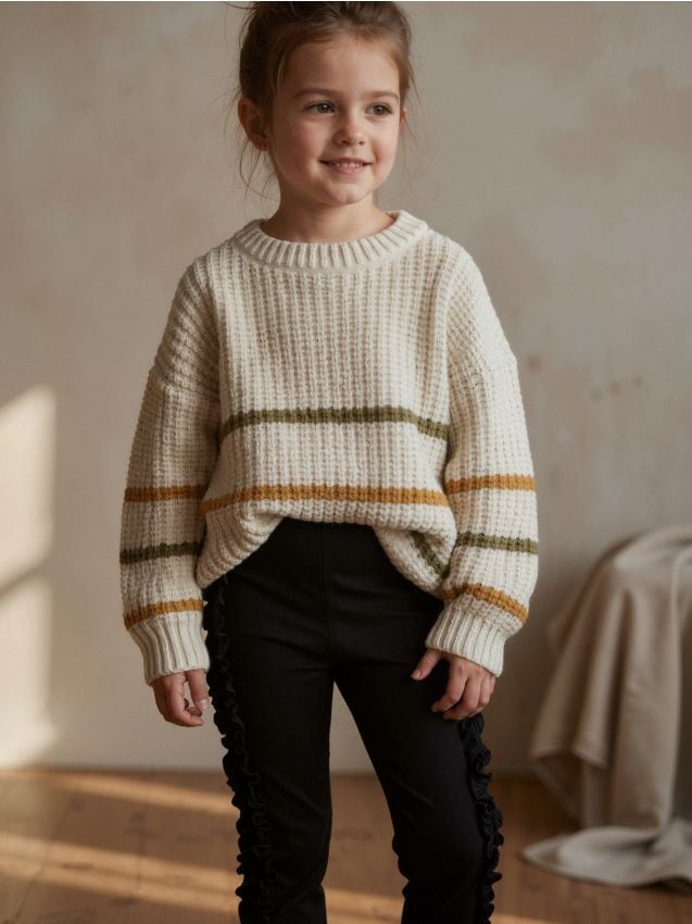 Sinsay - Bavlnené legíny - čierna