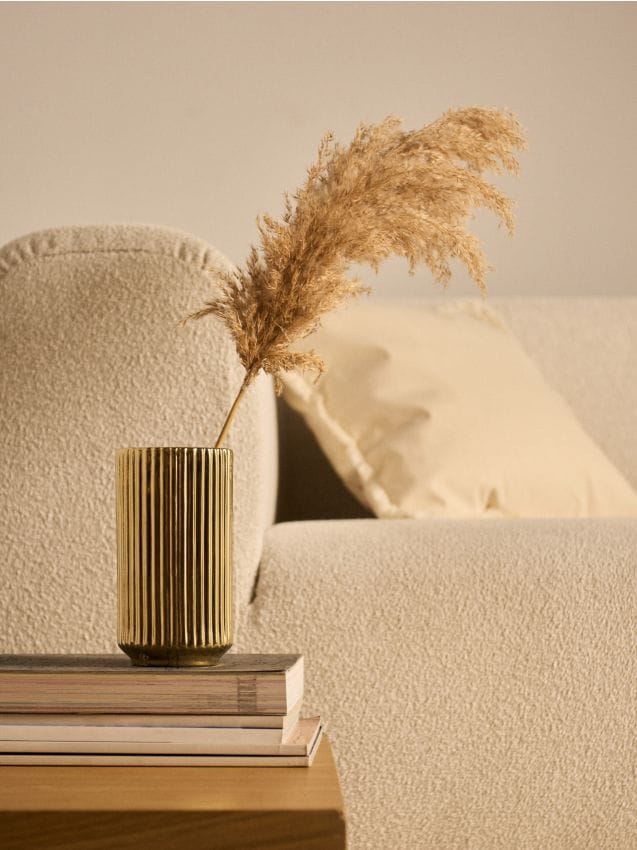Sinsay - Vaso scanalato - oro