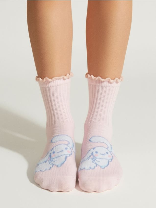 Sinsay - Súprava 3 párov ponožiek Cinnamoroll - viacfarebná