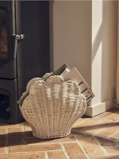 Scatola intrecciata per conservazione