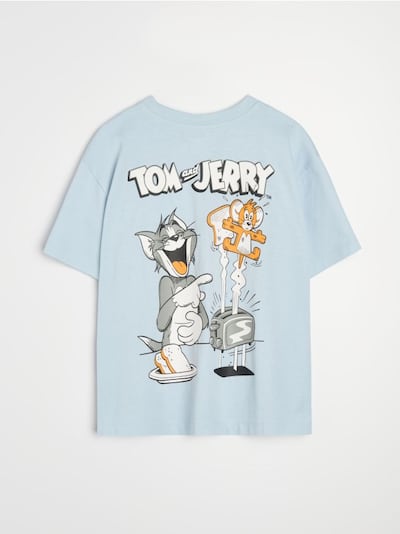 Bavlněné tričko s krátkým rukávem Tom and Jerry