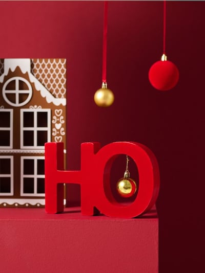 Декоративний різдвяний напис