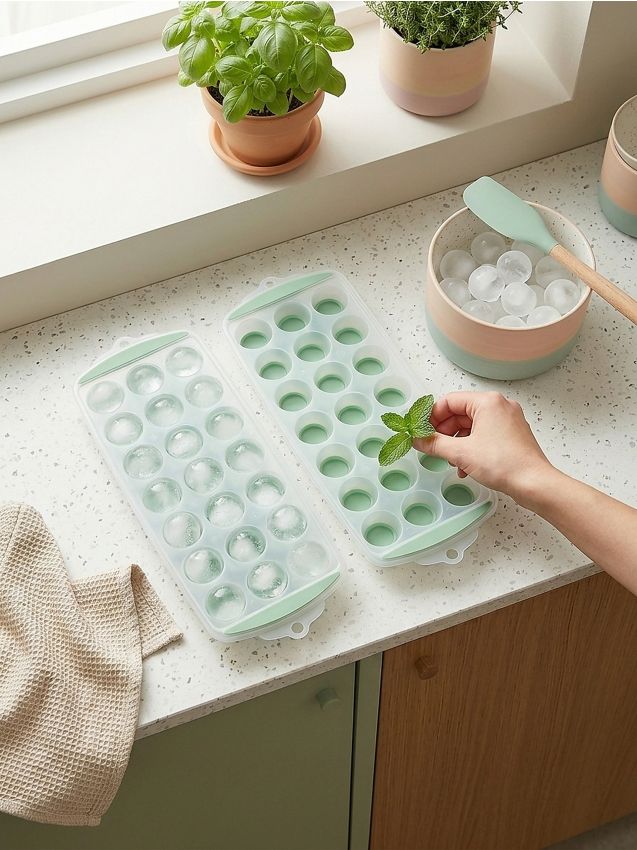 Sinsay - Set forme pentru gheață 2 pack - verde-deschis