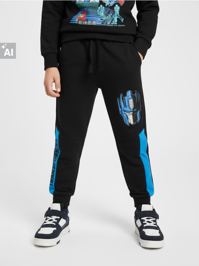 Sinsay - Pantaloni sport Transformers - negru