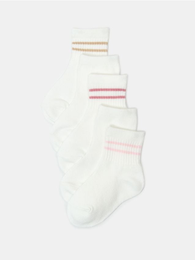 Sinsay - Set de 5 perechi de șosete cu conținut ridicat de bumbac - multicolor
