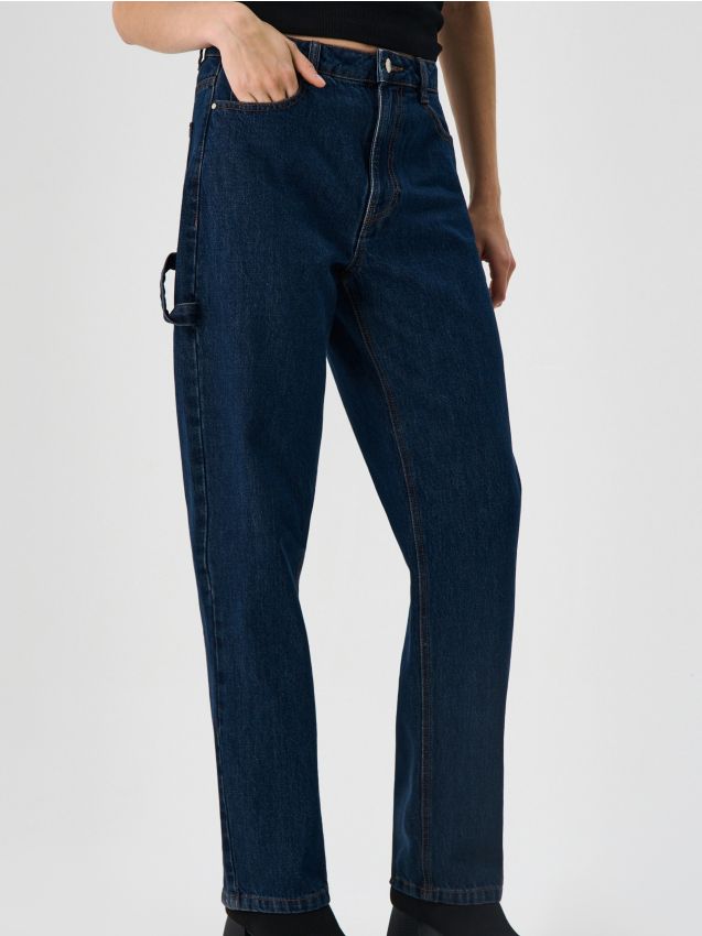 Sinsay - Carpenter džínsy - oceľovo modrá