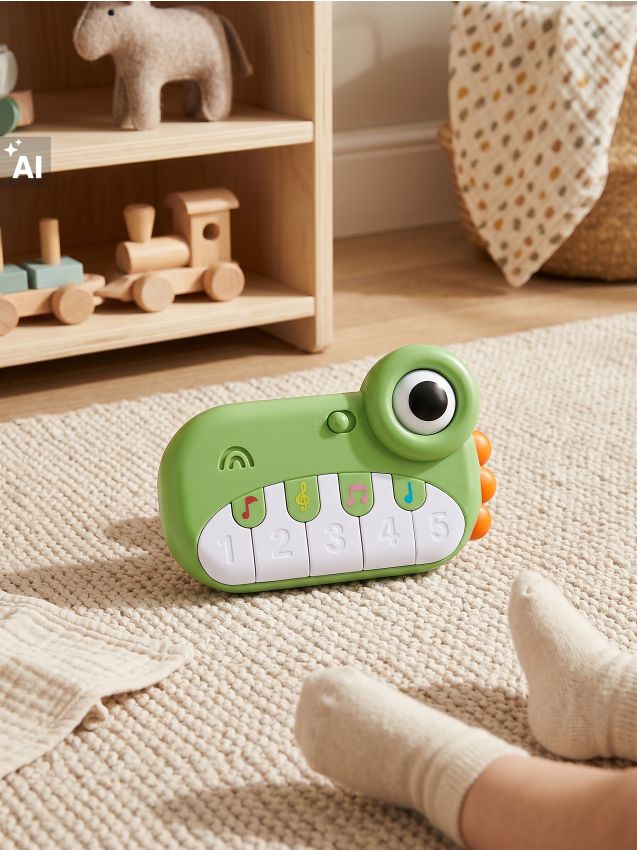 Sinsay - Jucărie – Pian muzical în formă de dinozaur - verde