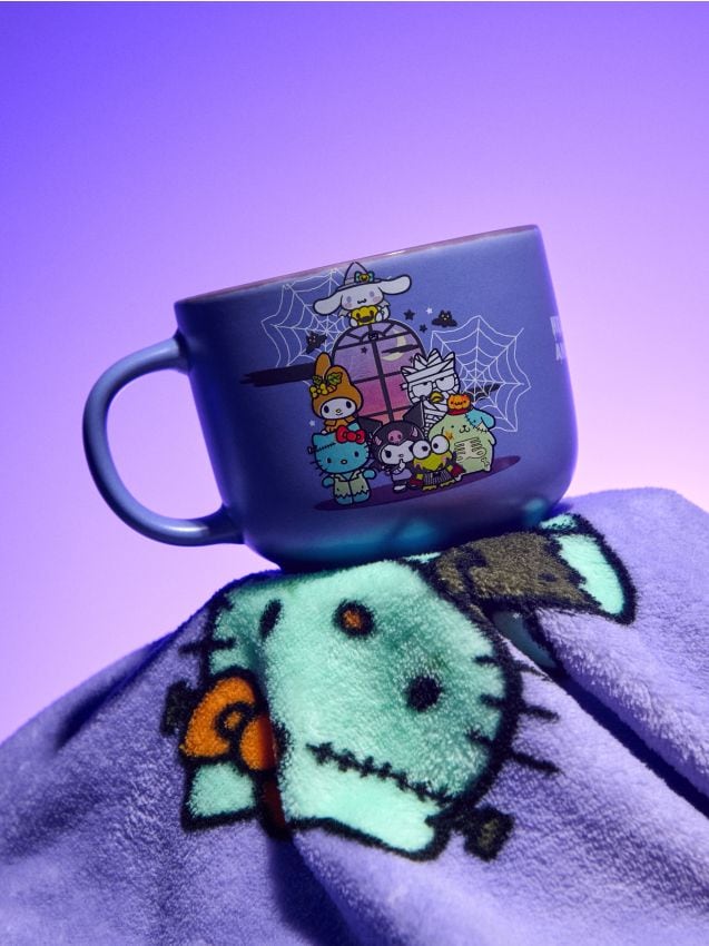 Sinsay - Cană ceramică cu toartă cu tematică Halloween Hello Kitty and Friends - multicolor