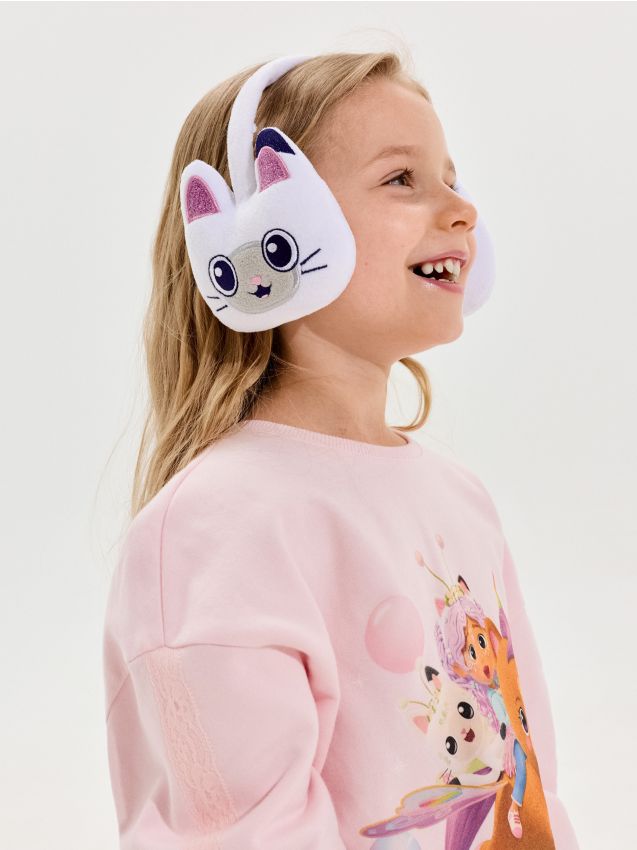 Sinsay - Protecții pentru urechi Gabbys Dollhouse - crem