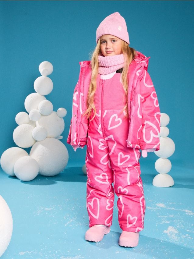 Sinsay Sinsay - Παντελόνι με τιράντες - ροζ