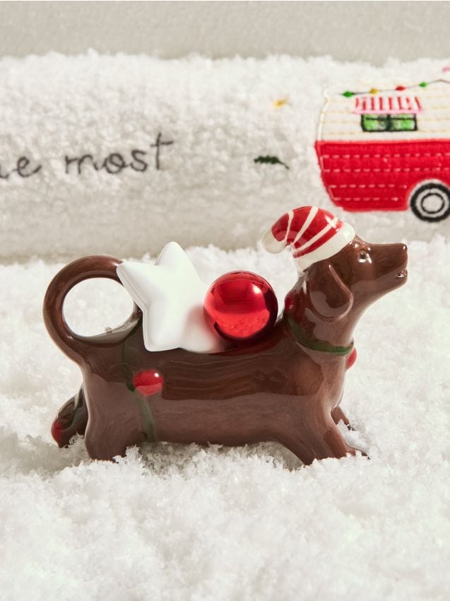 Sinsay - Vianočná váza v tvare jazvečíka - viacfarebná