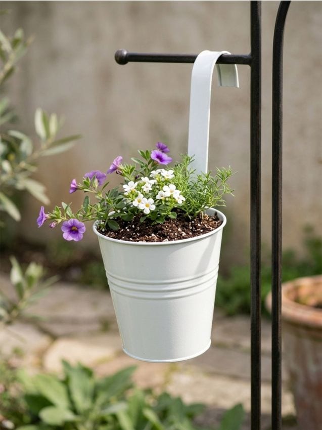 Sinsay - Ghiveci suspendat - alb