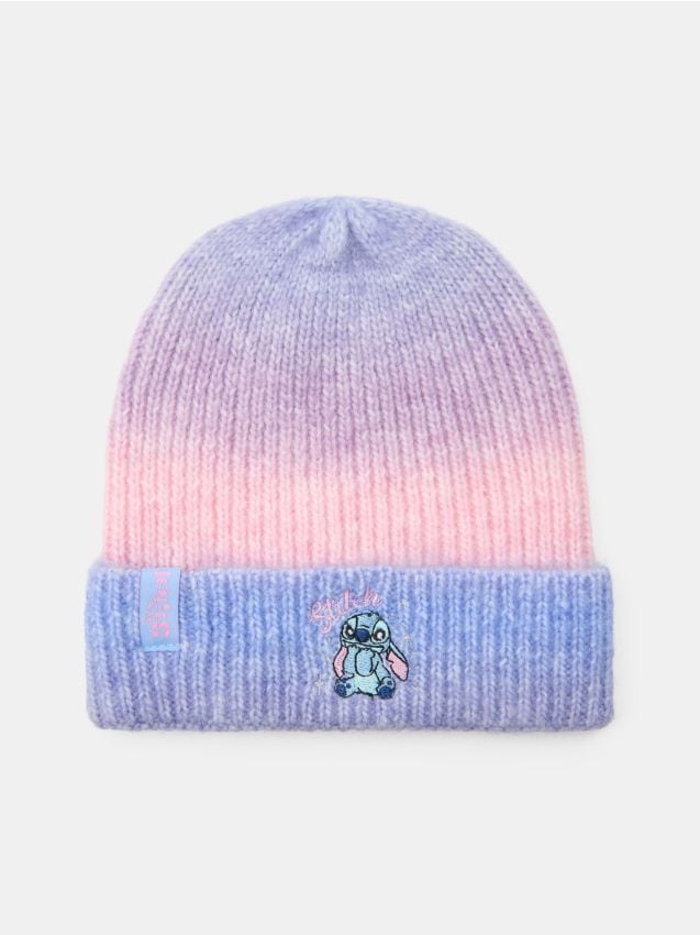 Sinsay - Căciulă cu broderie Stitch - multicolor