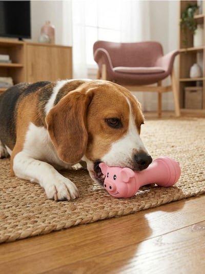 Koera mänguasi piiksujaga, sea kujuline