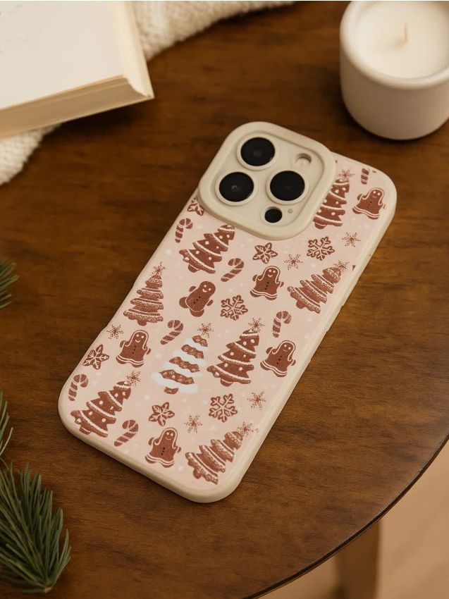 Sinsay - Vianočné puzdro na iPhone 14, 15, 15 Pro, 16 Pro - viacfarebná