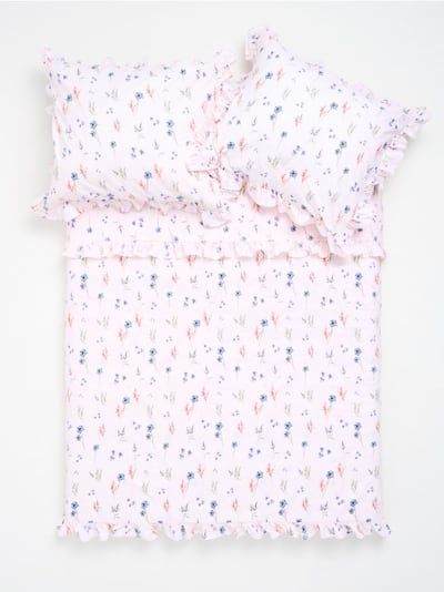 Komplet posteljine sa cvjetnim uzorkom