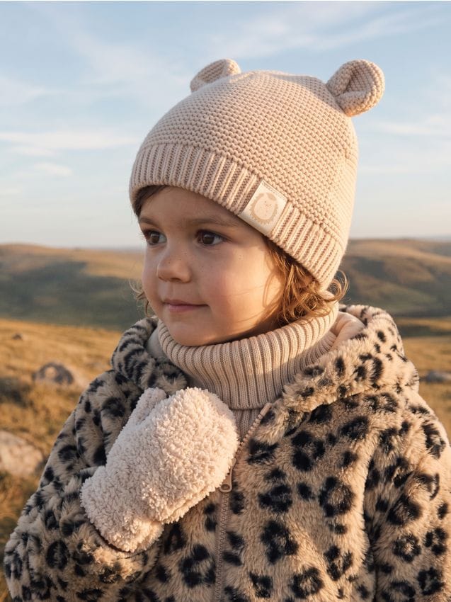 Sinsay - Căciulă beanie cu urechi - nude