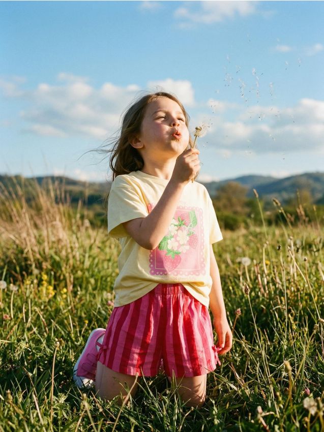 Sinsay - Șorturi din viscoză cu dungi - multicolor