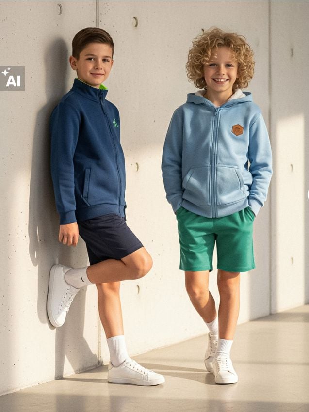Sinsay - Set de 3 perechi de pantaloni scurți - galben-pal