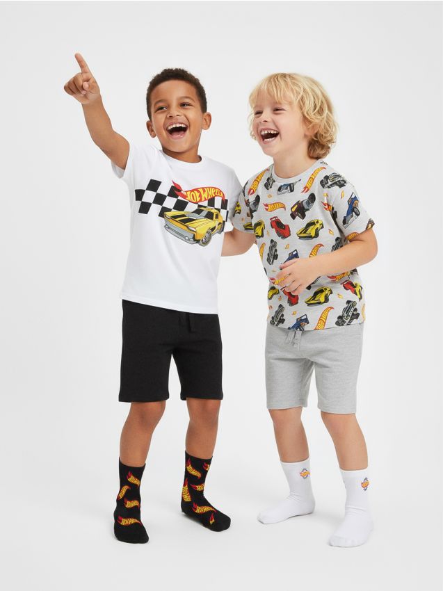 Sinsay - Súprava 2 párov ponožiek Hot Wheels - viacfarebná