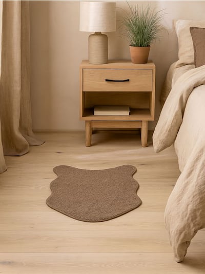 Teppich mit unregelmäßiger Form