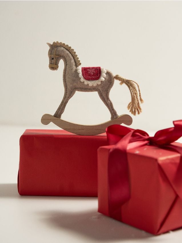 Sinsay - Vianočná ozdoba - bordová