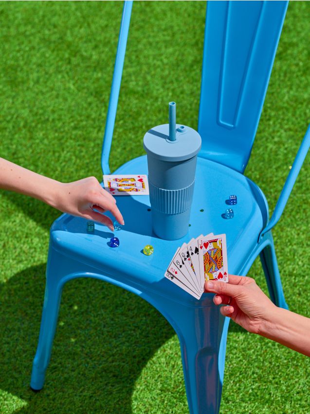 Sinsay - Pohár so slamkou - levanduľová