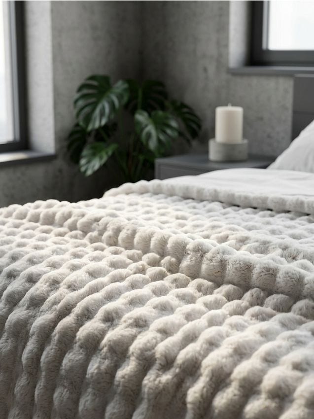 Sinsay - Cuvertură matlasată pentru pat - crem