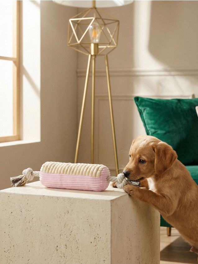 Sinsay - Jucărie cu scârțâitor și șnur - roz-pastel