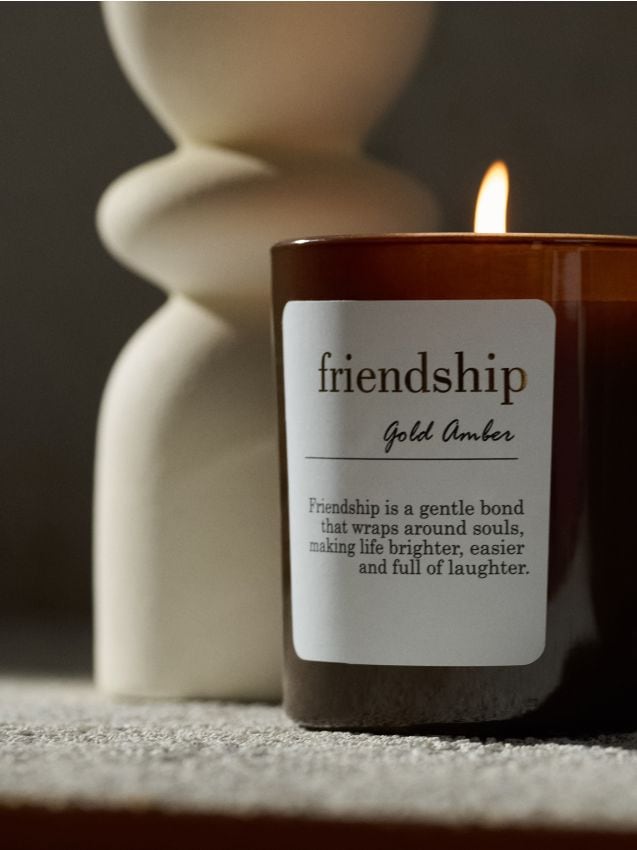 Sinsay - Vonná sviečka Amber - béžová