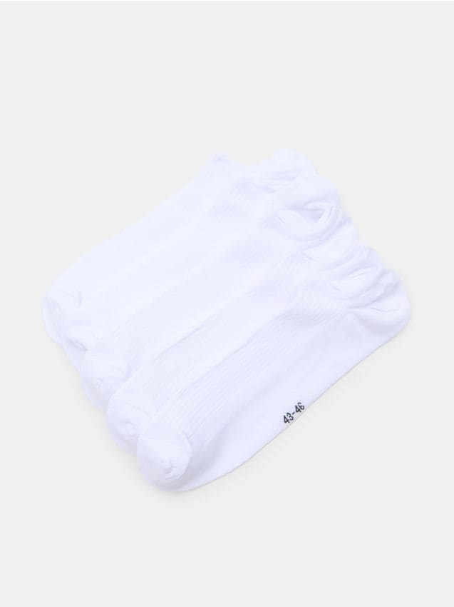 Sinsay - Skarpetki stopki OEKO-TEX 5 pack - biały