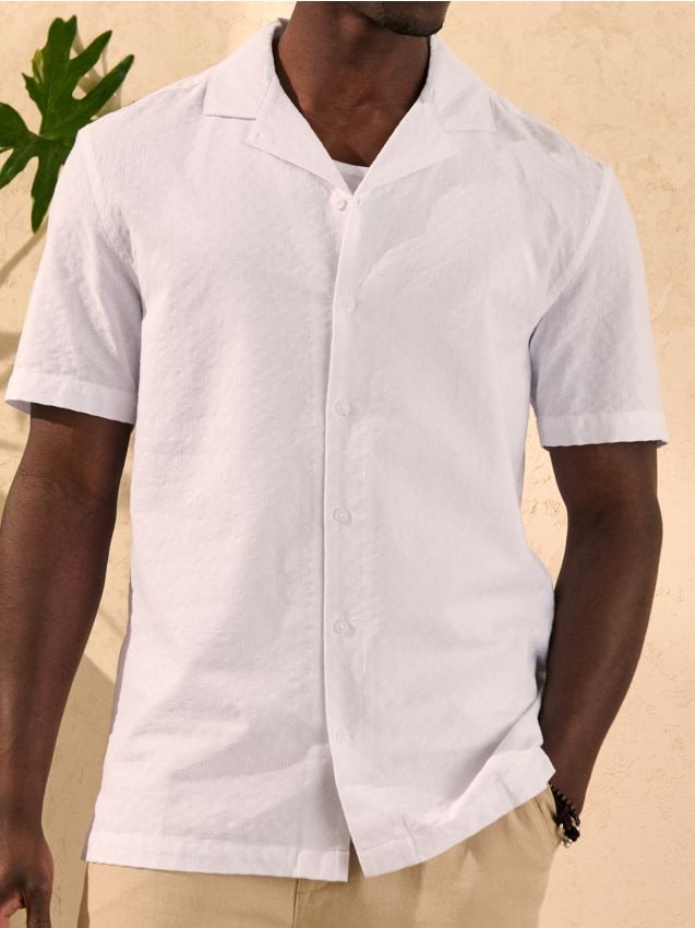 Sinsay - Cămașă din bumbac - alb