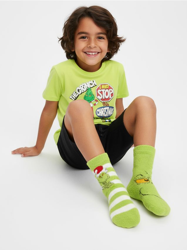 Sinsay - Súprava 2 párov ponožiek Grinch - viacfarebná