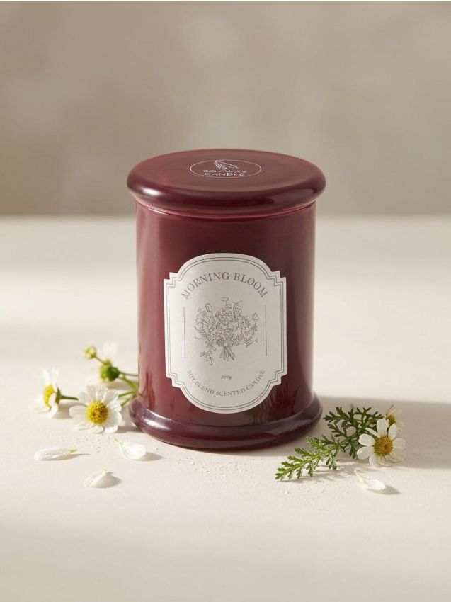 Sinsay - Lumânare parfumată din soia Morning Bloom - mov