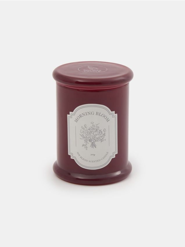 Sinsay - Vonná sójová sviečka Morning Bloom - lilavá