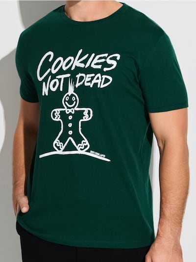 Bavlnené oversize tričko s potlačou