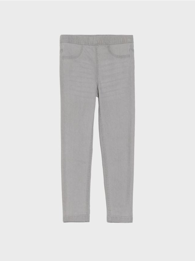 Sinsay - Jegginsy z efektem sprania - szary