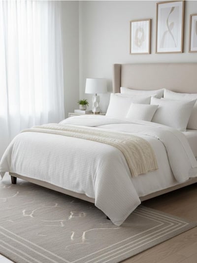 Bettwäscheset mit Bubble-Prägung