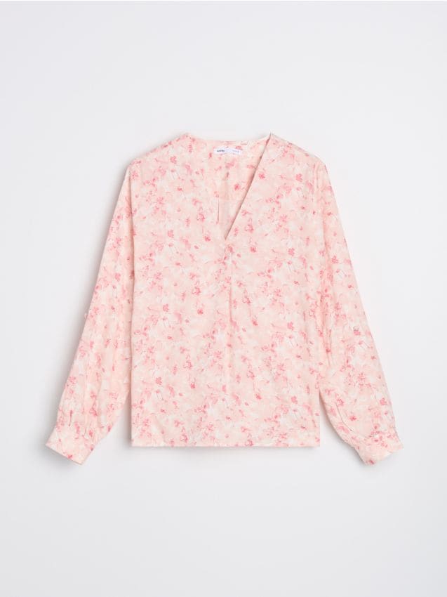 Košulja-bluza s V-izrezom - SINSAY