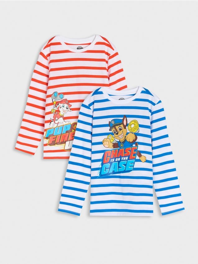 Sinsay - Dvojbalenie tričiek s dlhým rukávom PAW Patrol - viacfarebná