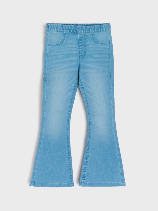 Sinsay - Blugi evazați - albastru