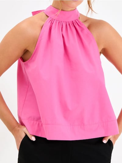 Bluzka z dekoltem halter