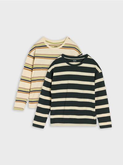 Σετ 2 μπλούζες με μακριά μανίκια