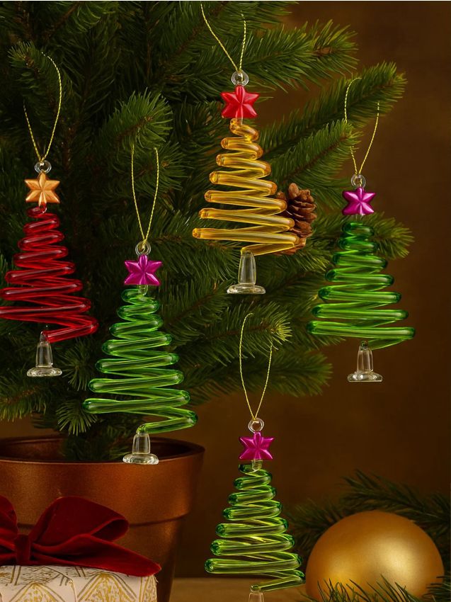 Sinsay - Vianočné ozdoby na stromček 5 kusy - viacfarebná