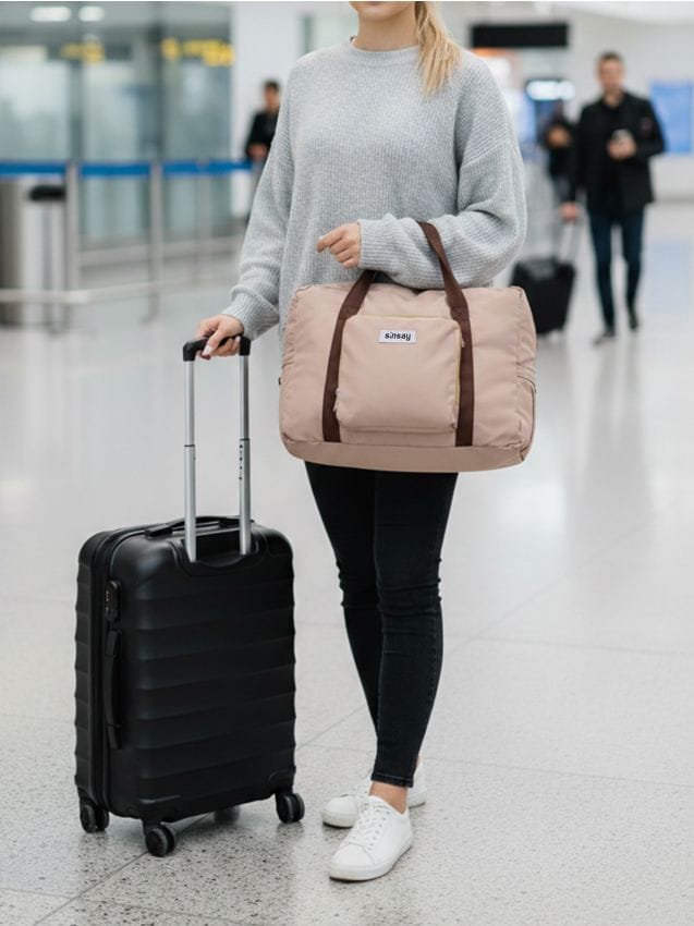 Sinsay - Geantă de voiaj - bej