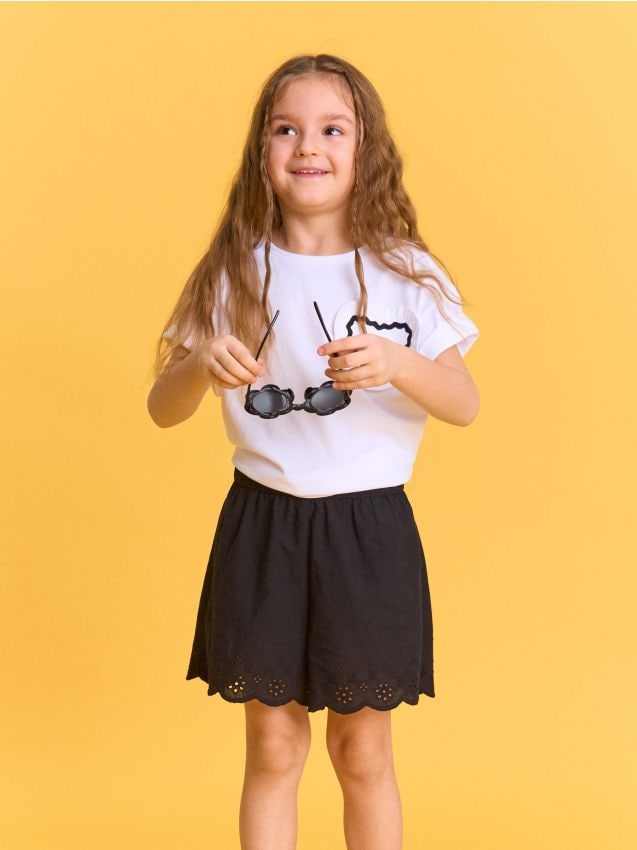 Sinsay - Fustă-pantalon - negru