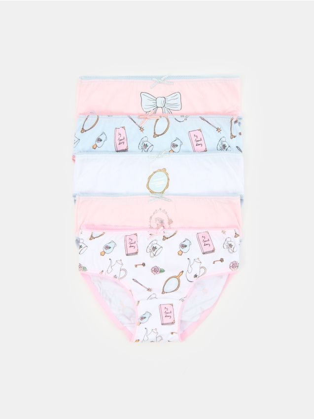 Sinsay - Bavlnené nohavičky 5 balení - viacfarebná