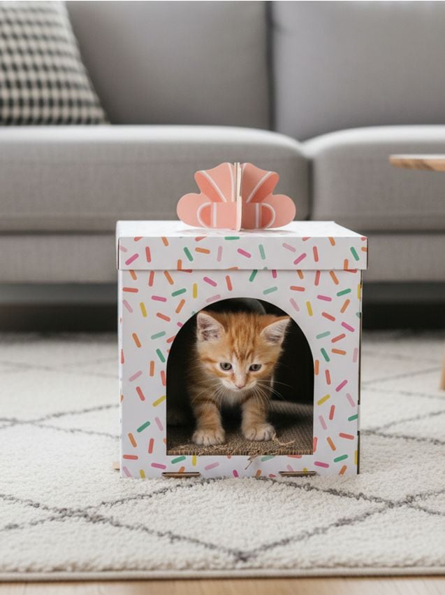 Sinsay - Domček so škrabadlom pre mačku - viacfarebná