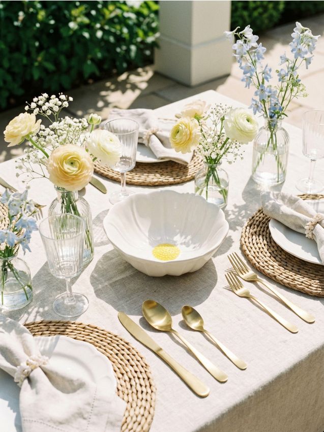 Sinsay - Bol ceramic în formă de floare - alb